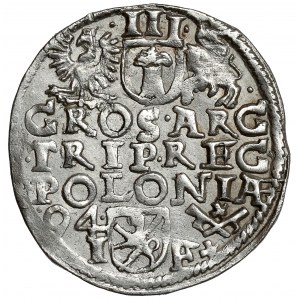 Sigismund III. Wasa, Trojak Poznań 1594 - langer Bart