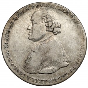 Clement Wenceslas, Thaler Koblenz 1769? - rare