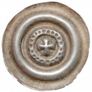 Silesia, Brakteat wide - cross in rim