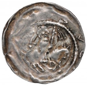 Hobolans (Western Slavs), Przybysław Henry (1127-50), Denar - prince on horseback