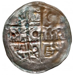 Schlesien, Boleslaw I. der Lange (1163-1201), Brakteatendenar, Breslau - BOLILS
