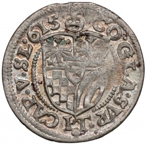 Śląsk, Karol II, 3 krajcary 1615 HT, Oleśnica