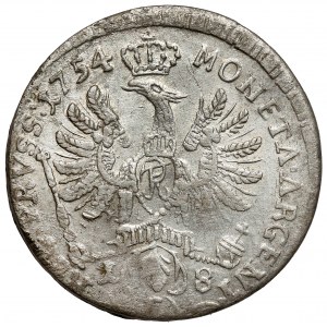 Prusy, Fryderyk II, Ort 1754-E, Królewiec