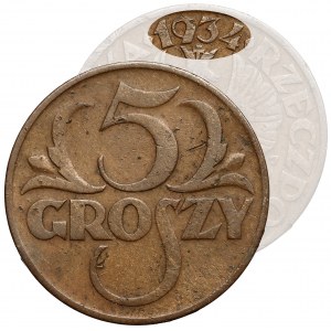 5 groszy 1934 - rzadkie