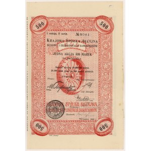 Nationale Automobilbau- und Verwertungsgesellschaft, Em.1 Serie II, 500 mkp 1920