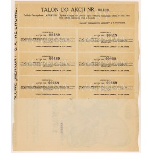 MERKURY Industrial Works, 1,000 mkp 1921