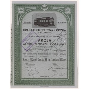 Kolej Elektryczna Łódzka, Em.3, 700 zł 1926