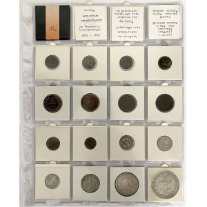 From 1 penny to 1-1/2 rubles = 10 zlotys 1837, set (16pcs)
