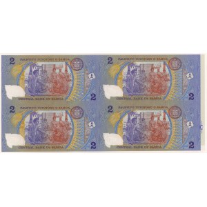 Samoa, 2 Tala (1990) - polimery - nierozcięte 4 sztuki