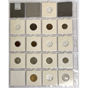 Niemcy, zestaw monet w tym 20 marek 1883 (11szt)