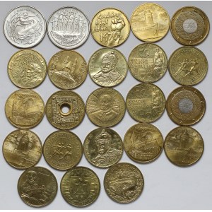 2 Gedenkmünzen in Gold, Satz (23 Stück)