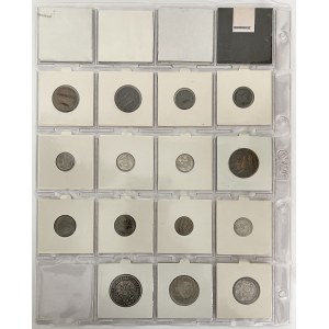 Partitions and Russia, including Warsaw połtina 1854, set (15pcs)