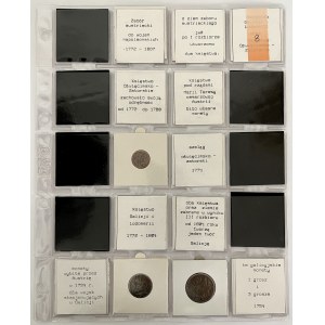 Partitions and the Duchy of Warsaw, set of silver and copper coins (26pcs)