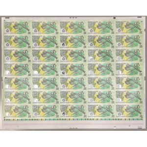 Papua-Nowa Gwinea, 2 Kina (2000) - Uncut sheet