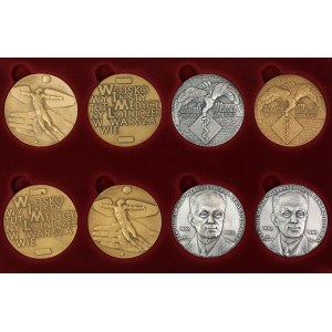 Military Institute of Aerospace Medicine medals, set (8pcs)