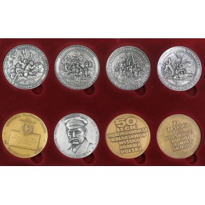 Medaillen, hauptsächlich zum Thema Militär (8 Stück)