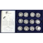 Srebrne monety o tematy olimpijskiej - prawie KILOGRAM srebra