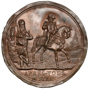 Francja, Medalion 1813 (?) - Après-Vous Sire