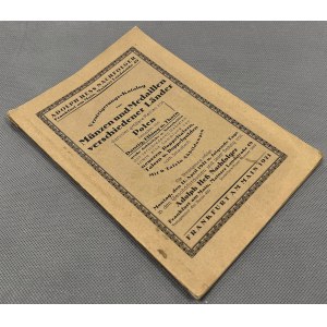 Adolph Hess 1921 r. - katalog aukcyjny w tym Polska