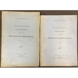 Adolph Hess, Montenuovo'schen Munzsammlung Oesterreich, 1881 i 1882 r. (2szt)