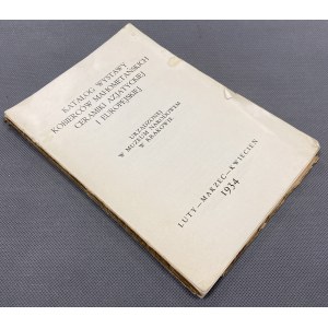 Katalog zur Ausstellung von Mohikaner-Teppichen aus asiatischer und europäischer Keramik im MNK 1934.