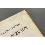 Joachima LELEWELA Pisma Rozmaite 1863 r. (w tym: Wykopalisko w Trzebuniu i Pieniądze Sammanidów)