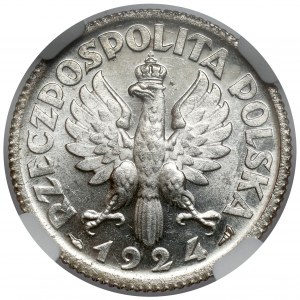 Kobieta i kłosy 1 złoty 1924