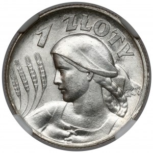 Kobieta i kłosy 1 złoty 1925 - okazowe