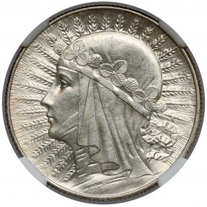 Głowa Kobiety 5 złotych 1934 - wyśmienita