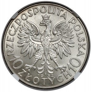 Głowa Kobiety 10 złotych 1932 bz, Londyn