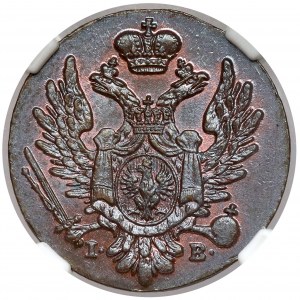 1 grosz polski 1824 IB z MIEDZI KRAIOWEY - wyśmienity