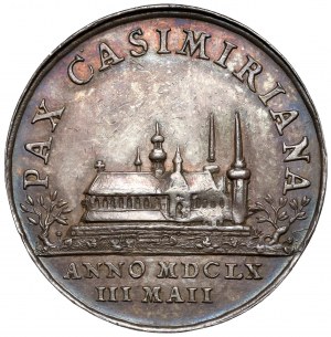 Jan II Kazimierz, Medal Pokój w Oliwie PAX CASIMIRIANA 1660 (Höhn)