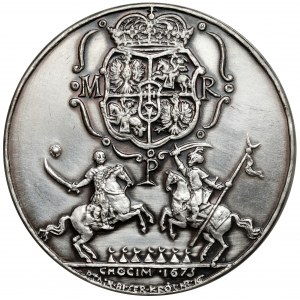 Strieborná medaila, kráľovská séria - Michal Korybut Wisniowiecki