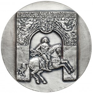 SILBERNE Medaille, königliche Serie - Wladyslaw IV Vasa