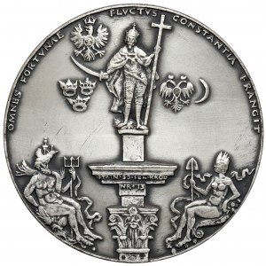 SILBERNE Medaille, königliche Serie - Sigismund III Vasa