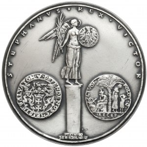 Medal SREBRO, seria królewska - Stefan Batory