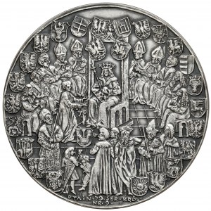 Stříbrná medaile, královská série - Alexander Jagellonský