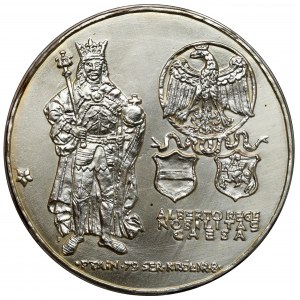 SILBERNE Medaille, königliche Serie - Jan Olbracht