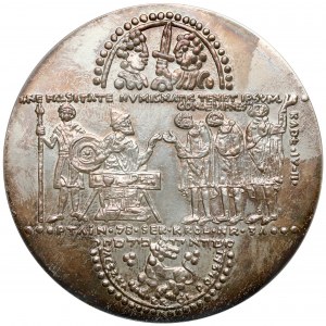 SILBERNE Medaille, königliche Serie - Mieszko III. der Alte