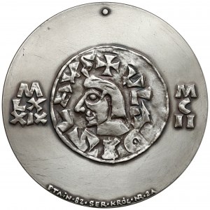 SILBERNE Medaille, königliche Serie - Wladyslaw Herman