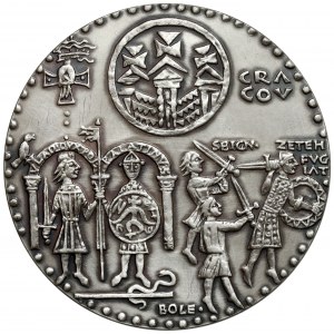 SILBERNE Medaille, königliche Serie - Wladyslaw Herman
