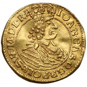 Jan II Casimir, DWUDUKAT Torun 1664 HDL - rare and beautiful