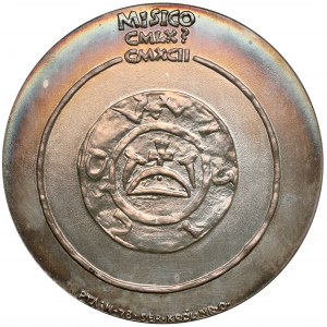 SILBERNE Medaille, königliche Serie - Mieszko I.