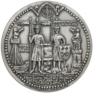 Strieborná medaila, kráľovská séria - Przemysław II