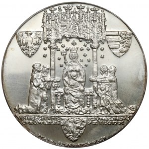 SILBERNE Medaille, königliche Serie - Jadwiga