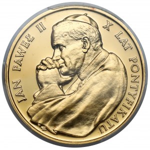 10 000 zlatých 1988 Ján Pavol II - obyčajná známka