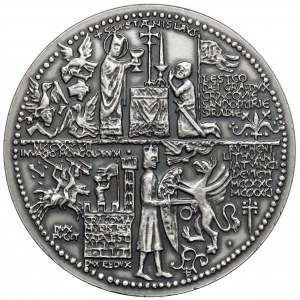 SILBERNE Medaille, königliche Serie - Leszek der Schwarze