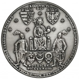 SILVER medal, royal series - Ludwig of Hungary