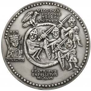 Medal SREBRO, seria królewska - Władysław II Wygnaniec