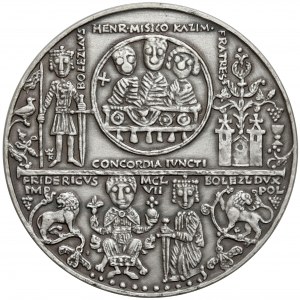 SILVER medal, royal series - Bolesław IV Kędzierzawy